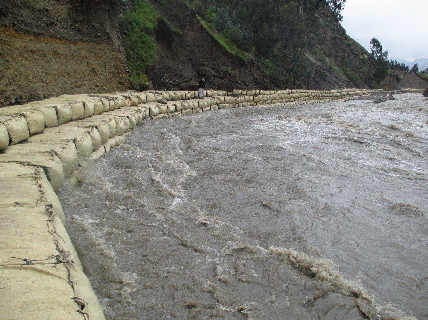 Geocontenedor HYDROBLOCK para aplicaciones hidráulicas