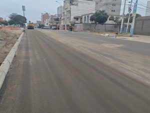 Rehabilitación vial de la avenida Victor Haya. El Callao, Perú, Geomatrix