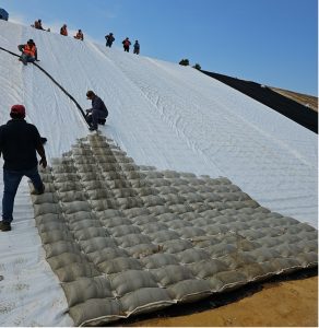 Formaleta textil Colchacreto articulado para protecci&oacute;n ribere&ntilde;a, Geomatrix