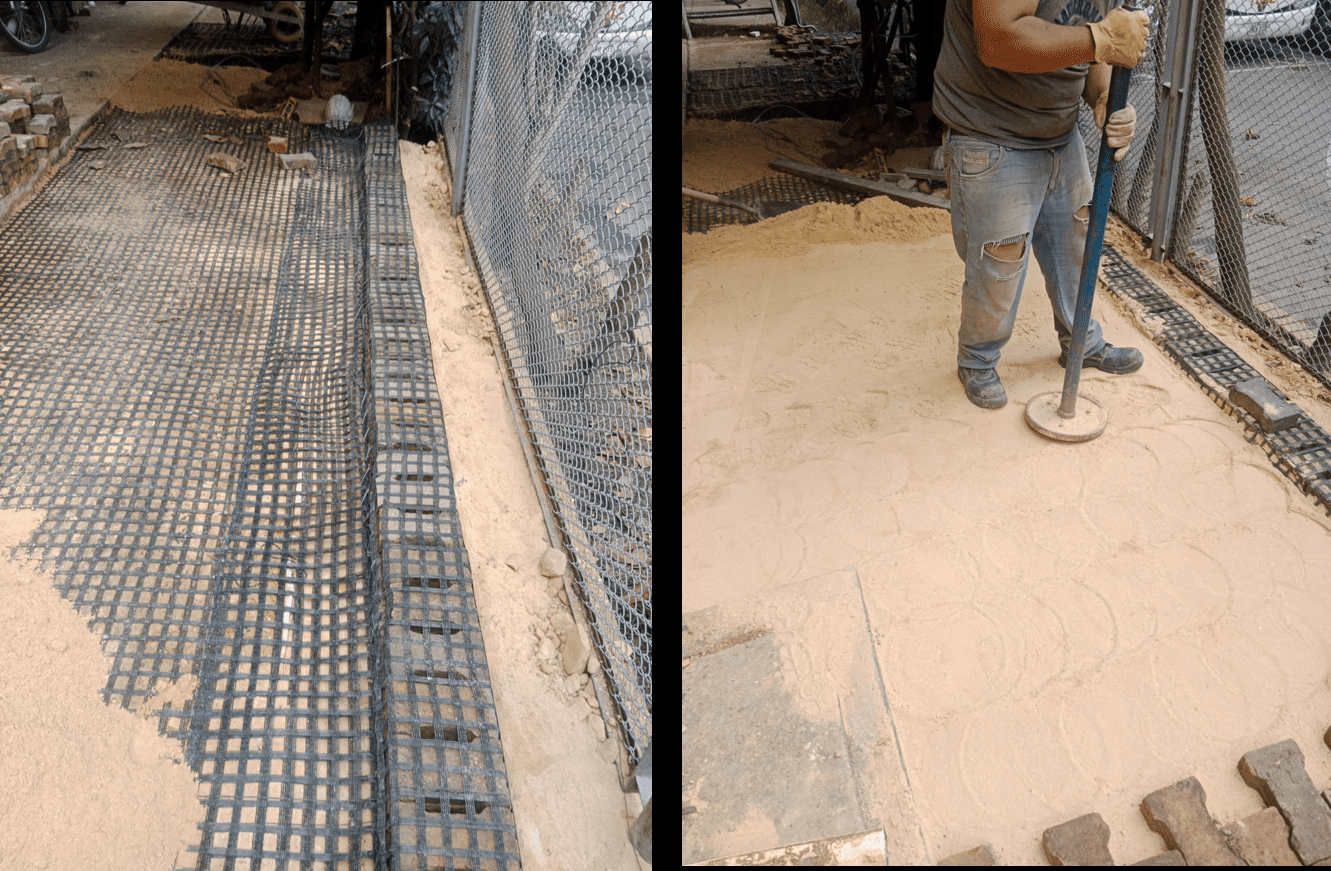 Uso de geotextiles en urbanismo