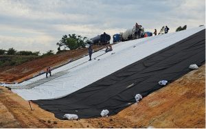 Formaleta textil Colchacreto articulado para protecci&oacute;n ribere&ntilde;a, Geomatrix