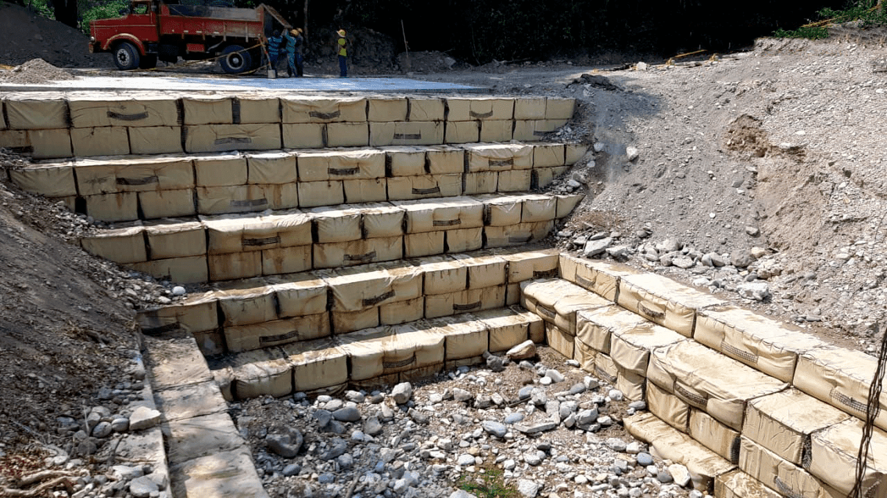 Geocontenedor HYDROBLOCK para aplicaciones hidráulicas