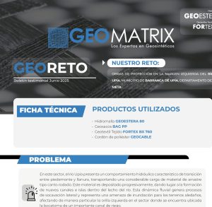 Presentación técnica GeoMatrix solución protección margen río