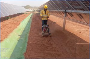 IMPERTEX: solución con geosintético para parques solares, Geomatrix