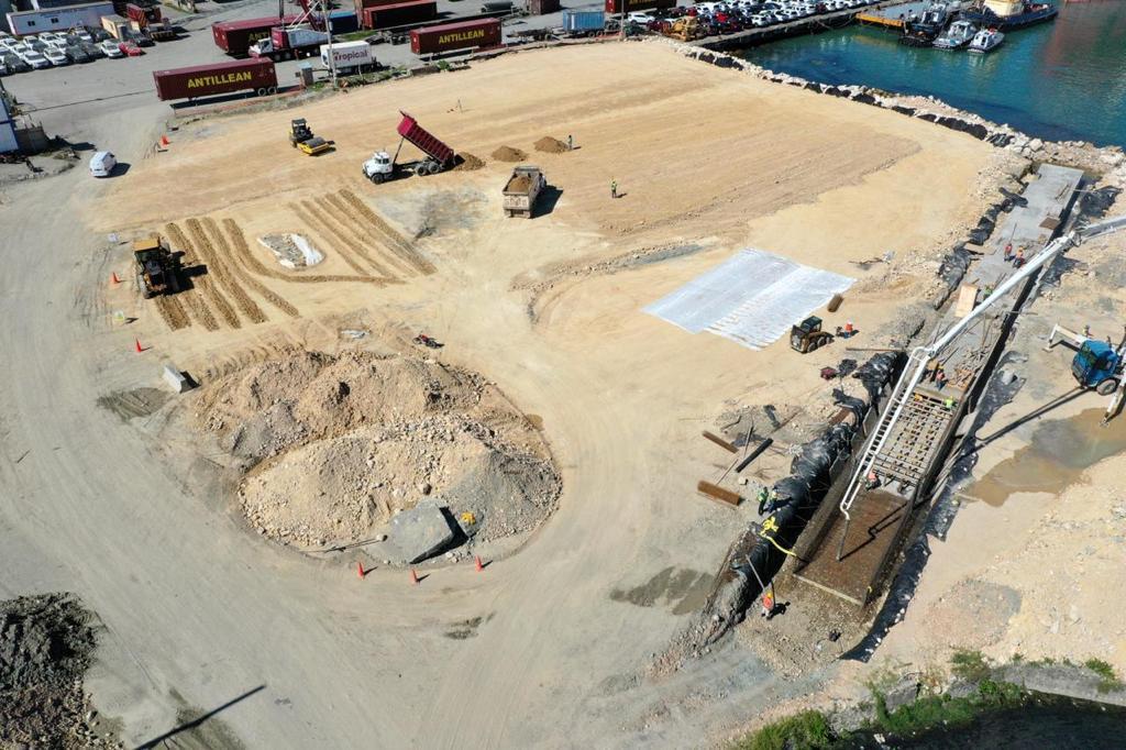 Construcción de muros de contención con suelo reforzado