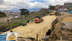 Muros en suelos reforzados- Patio Perdomo, Geomatrix