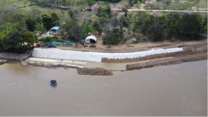 Tubos de geotextil en ingenier&iacute;a hidr&aacute;ulica, Geomatrix